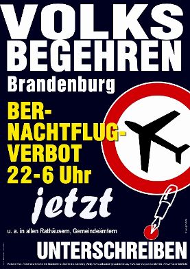 Plakat Volksbegehren